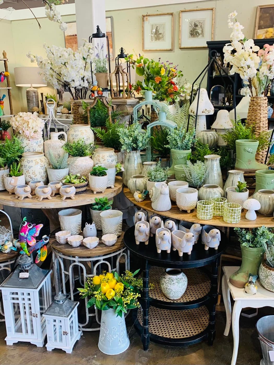 A shop owner's home and garden boutique inside The Collective Boutiques